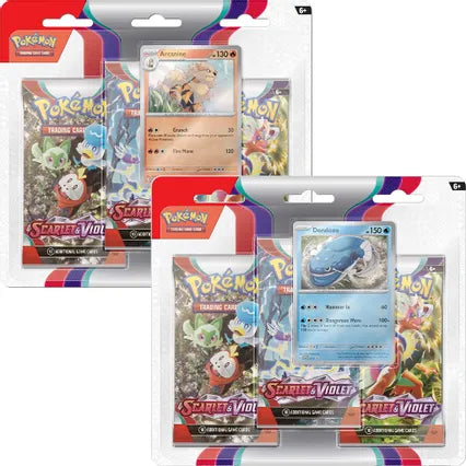 Scarlet and Violet 3-Pack Blister