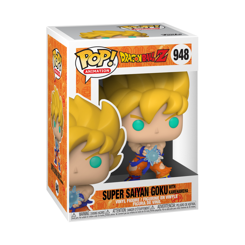Animation: Dragon Ball Z Super Saiyan Goku with Kamehameha Pop! Vinyl Figure (948)
