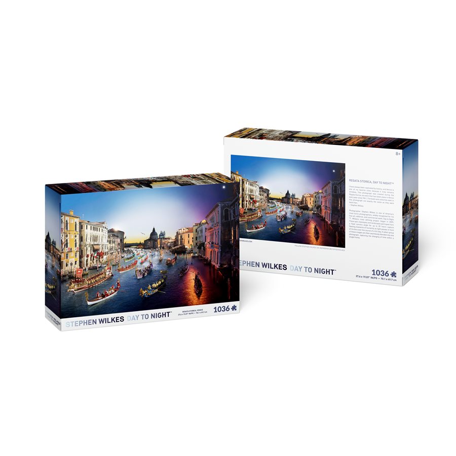 Stephen Wilkes: Regata Storica, Venice, Day to Night (1036 pc puzzle)