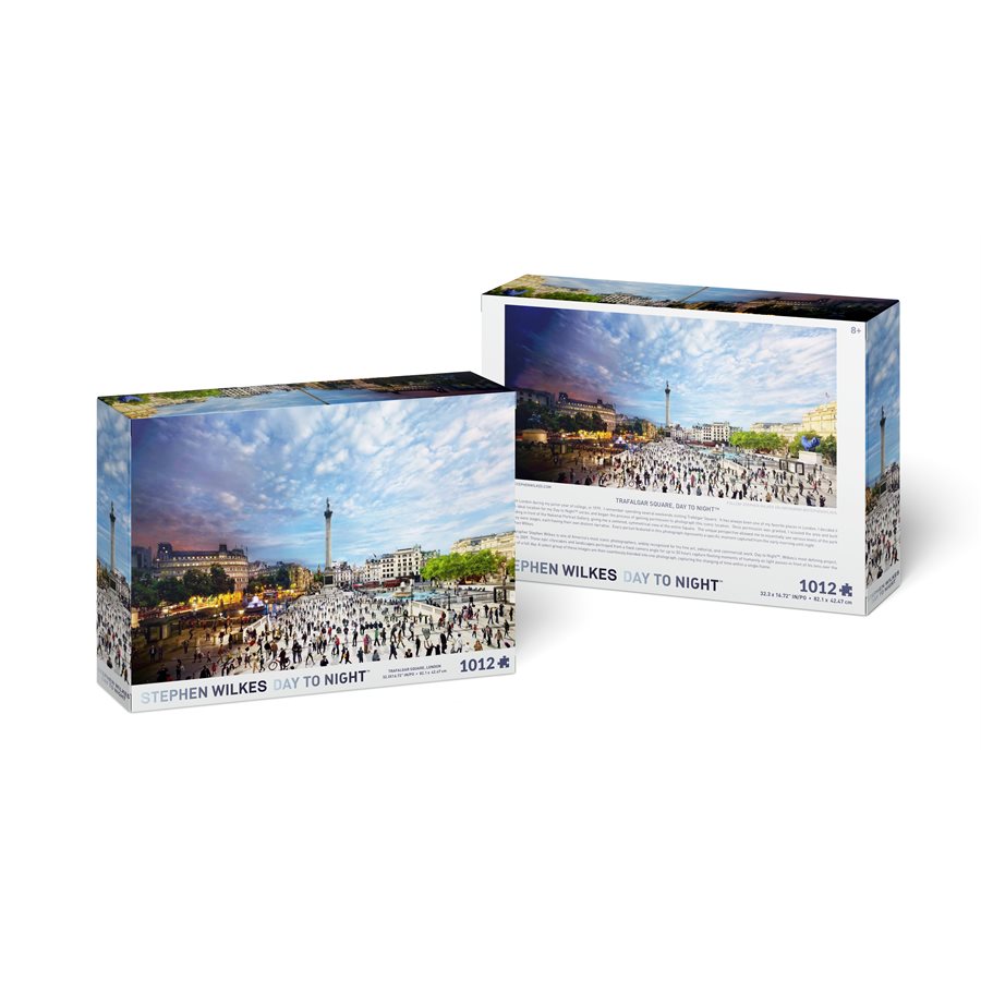 Stephen Wilkes: Trafalger Square, London, Day to Night (1012 pc puzzle)