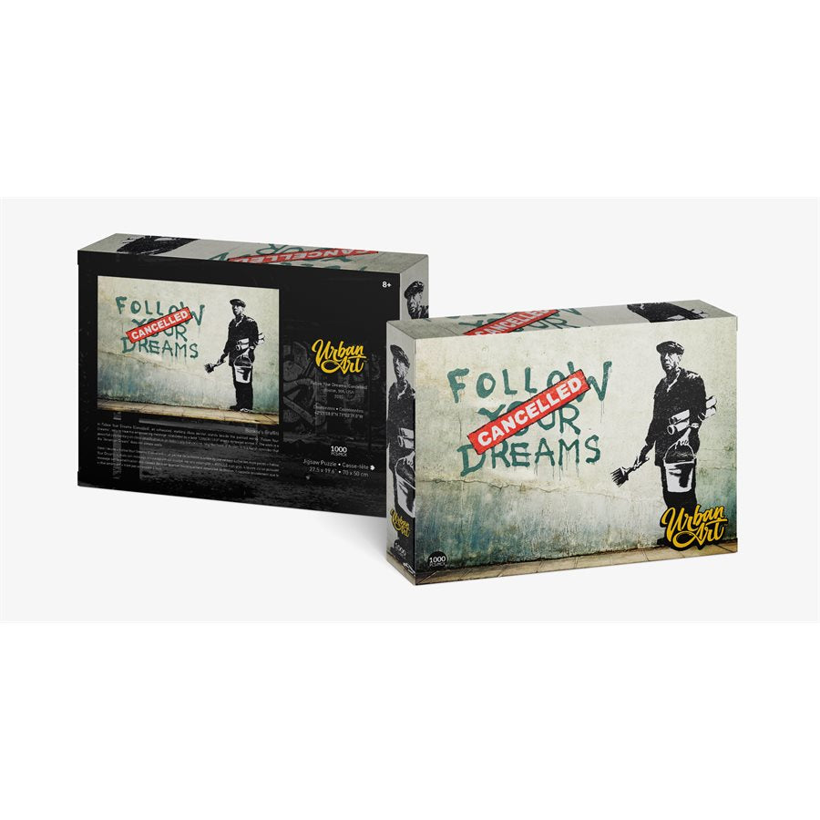 Urban Art: Banksy Follow Your Dreams - Cancelled (1000 pc puzzle)