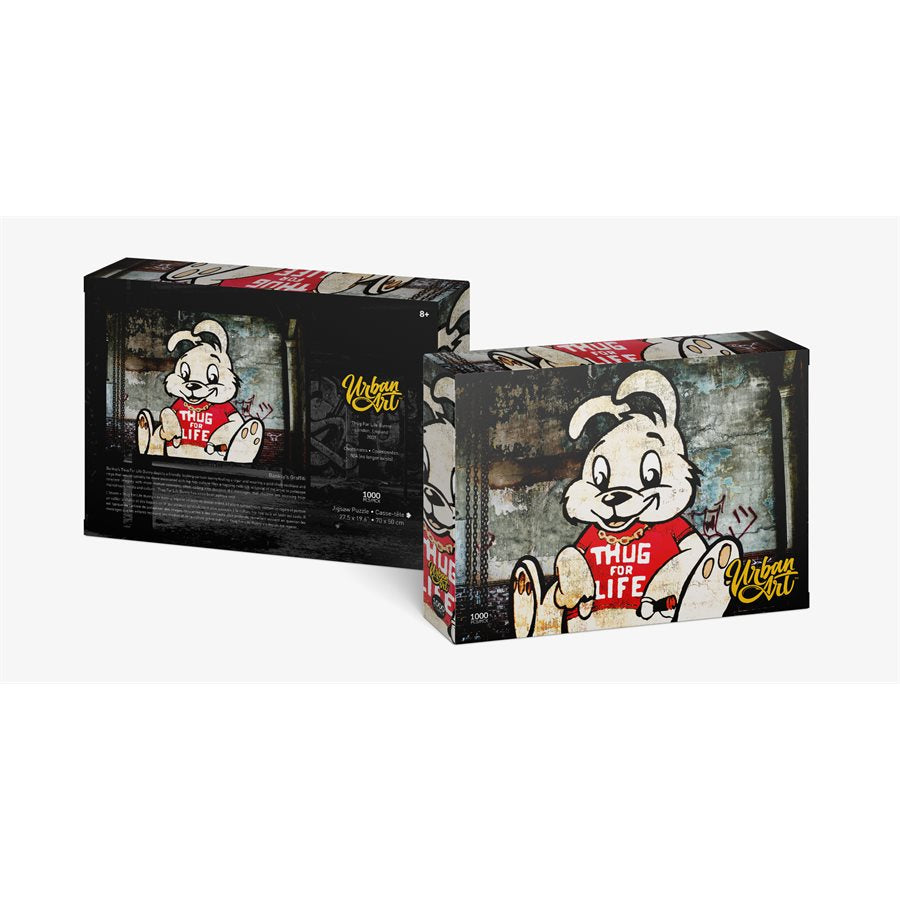 Urban Art: Banksy Thug for Life Bunny (1000 pc puzzle)