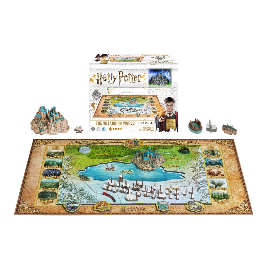 Harry Potter: Wizarding World (4D 892 pc puzzle)