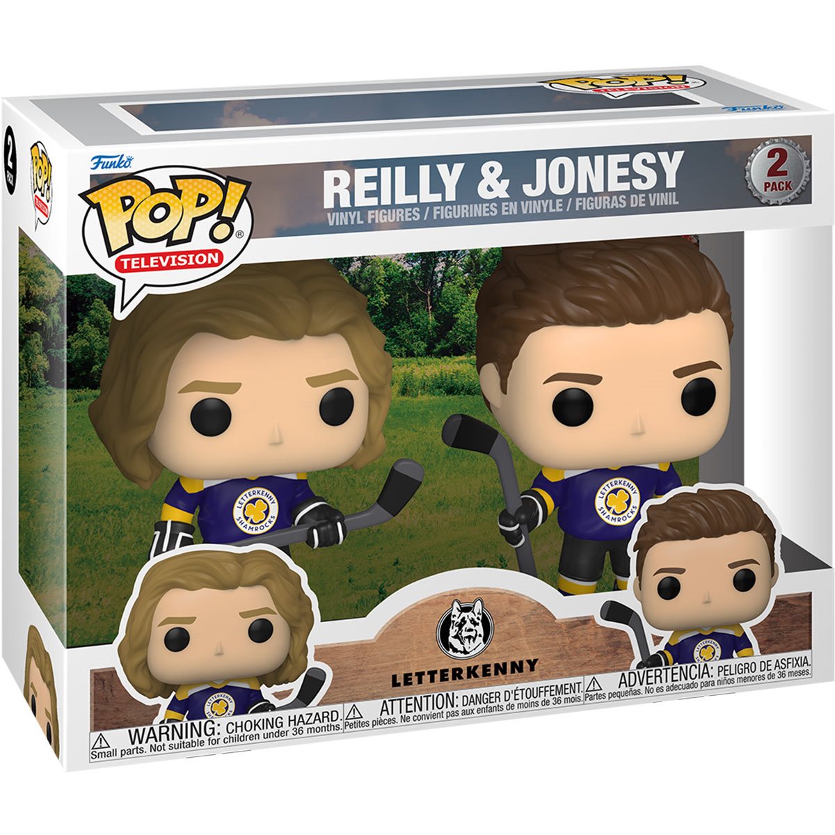 Letterkenny: Reilly & Jonesy Pop! Vinyl Figure (2 Pack)
