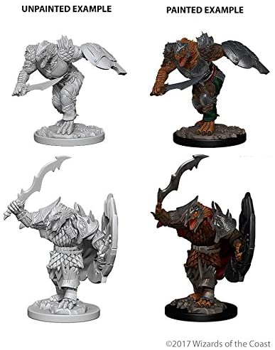 D&D Nolzur's Marvelous Unpainted Miniatures: W4 Dragonborn Fighter