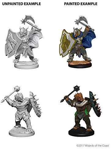 D&D Nolzur's Marvelous Unpainted Miniatures: W4 Dragonborn Male Paladin