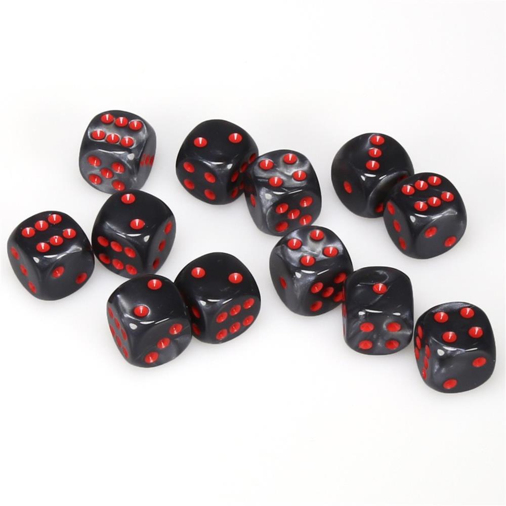 Chessex Velvet 16mm D6 Dice Block (12-Dice)