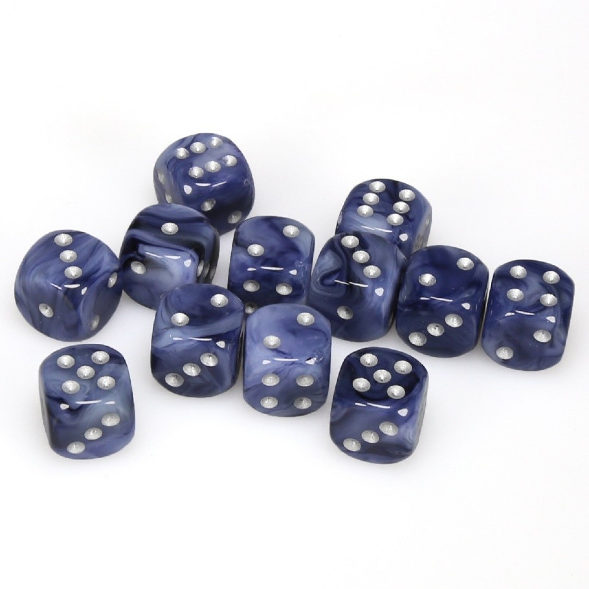 Chessex Phantom 16mm D6 Dice Block (12-Dice)