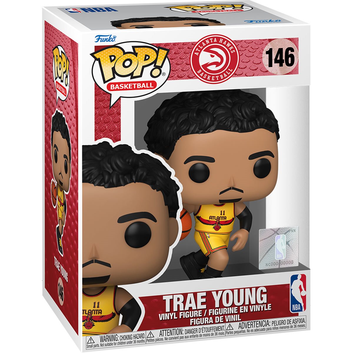 NBA: Atlanta Hawks - Trae Young (City Edition 2021) Pop! Vinyl Figure (146)