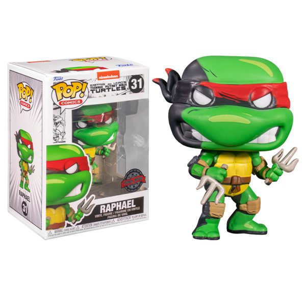 Teenage Mutant Ninja Turtles: Comic Raphael Pop! Vinyl Figure (31)