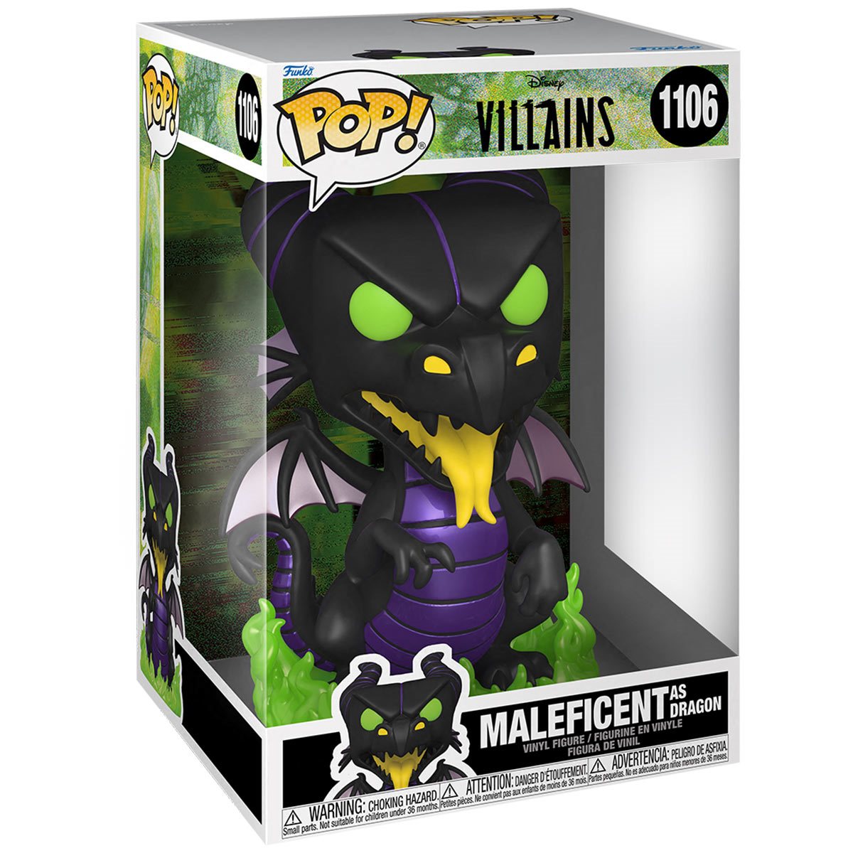 Disney Villains - Jumbo Maleficent as Dragon Jumbo 10 - inch Pop! Vinyl Figure (1106)