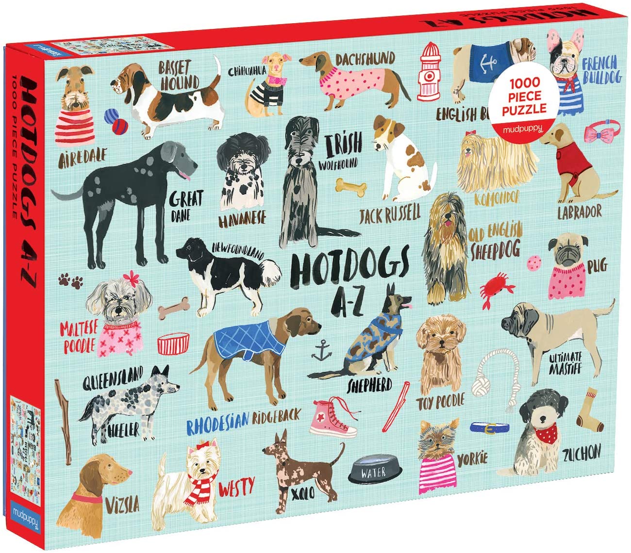 Hot Dogs A-Z (1000 pc puzzle)