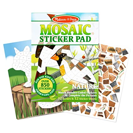 Mosaic Sticker Pad - Nature