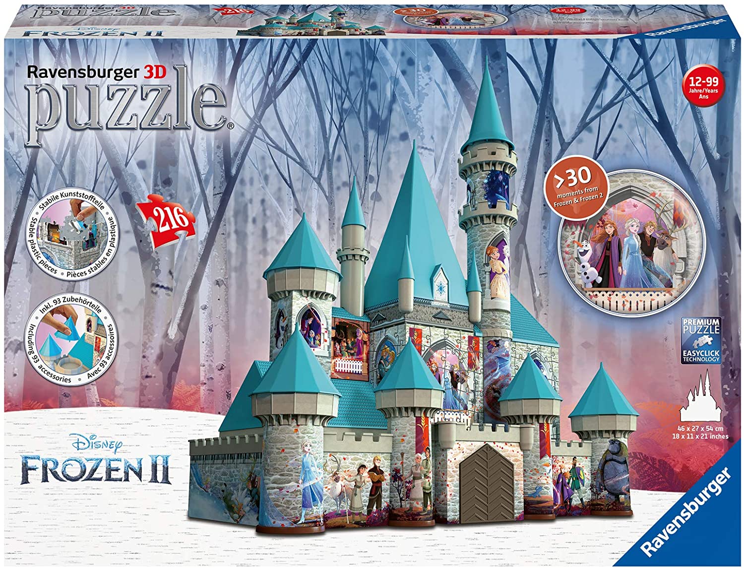 Disney Frozen 2 Castle 3D Puzzle