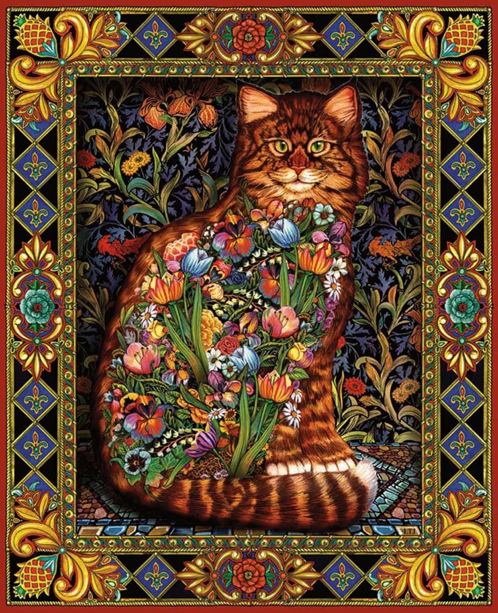 Tapestry Cat (1000 pc puzzle)