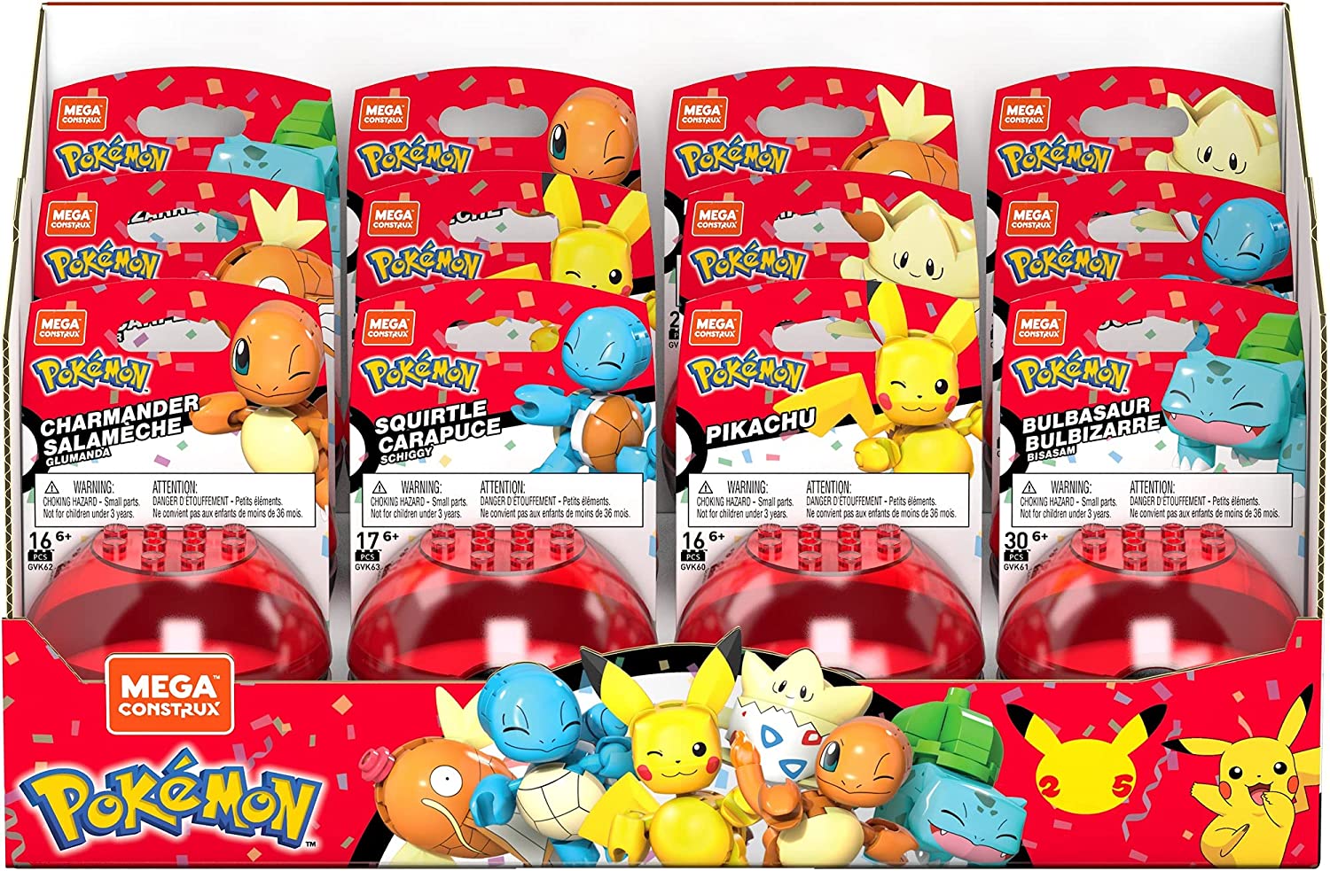 Mega Construx: Pokemon-Evergreen Poke Ball Assortment