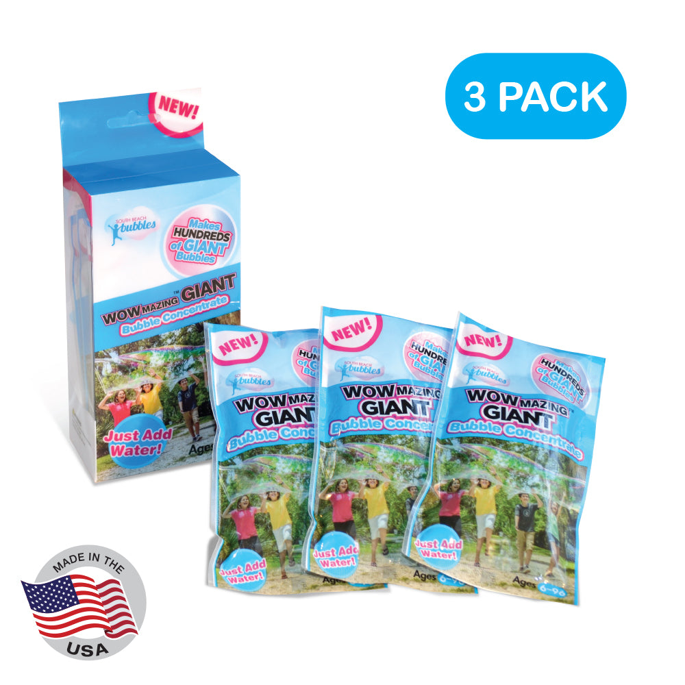 WOWmazing Giant Bubble Concentrate Refill (3 pouches)