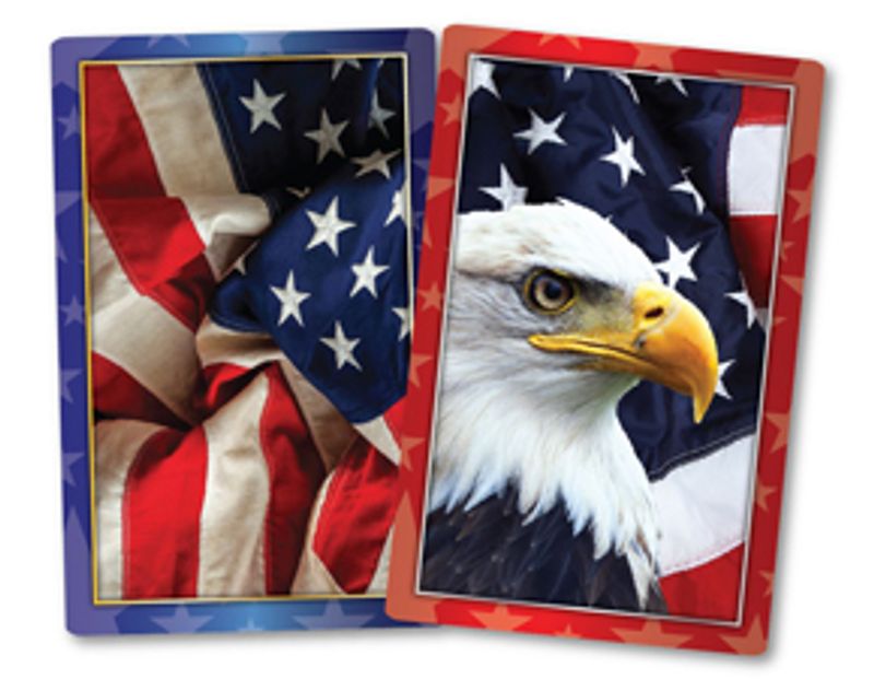 American Pride Jumbo Print Index Playing Cards