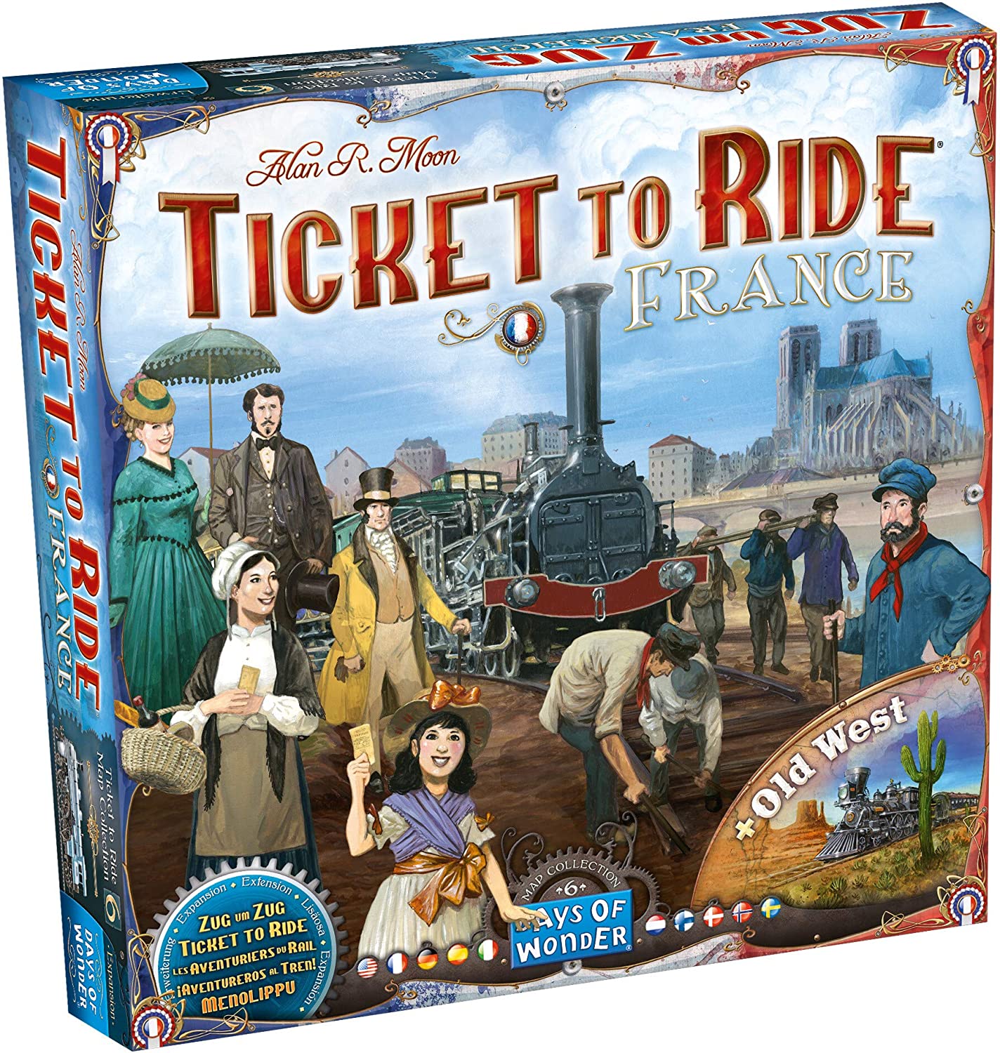 Ticket to Ride: France & Old West - Map Collection 6