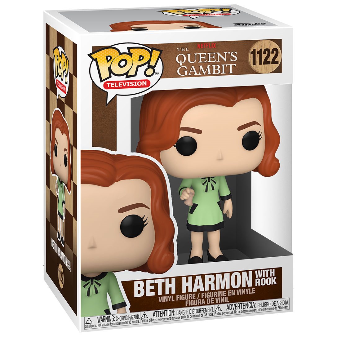 The Queen's Gambit: Beth Harmon with Rook Pop! Vinyl Figure (1122)