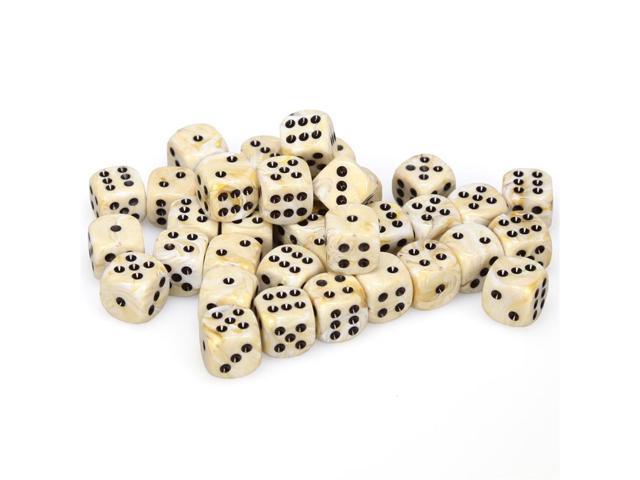 Chessex Marble 12mm D6 Dice Block (36-Dice)