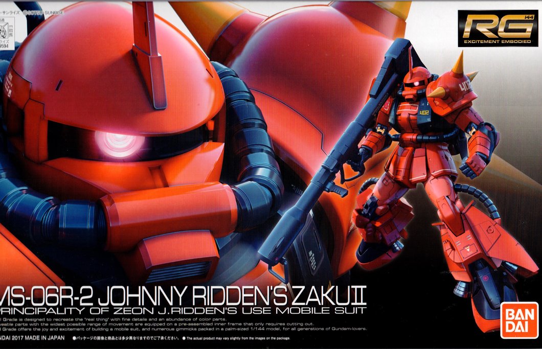 Bandai MS-06R-2 Johnny Ridden Custom Zaku II 1/144 RG