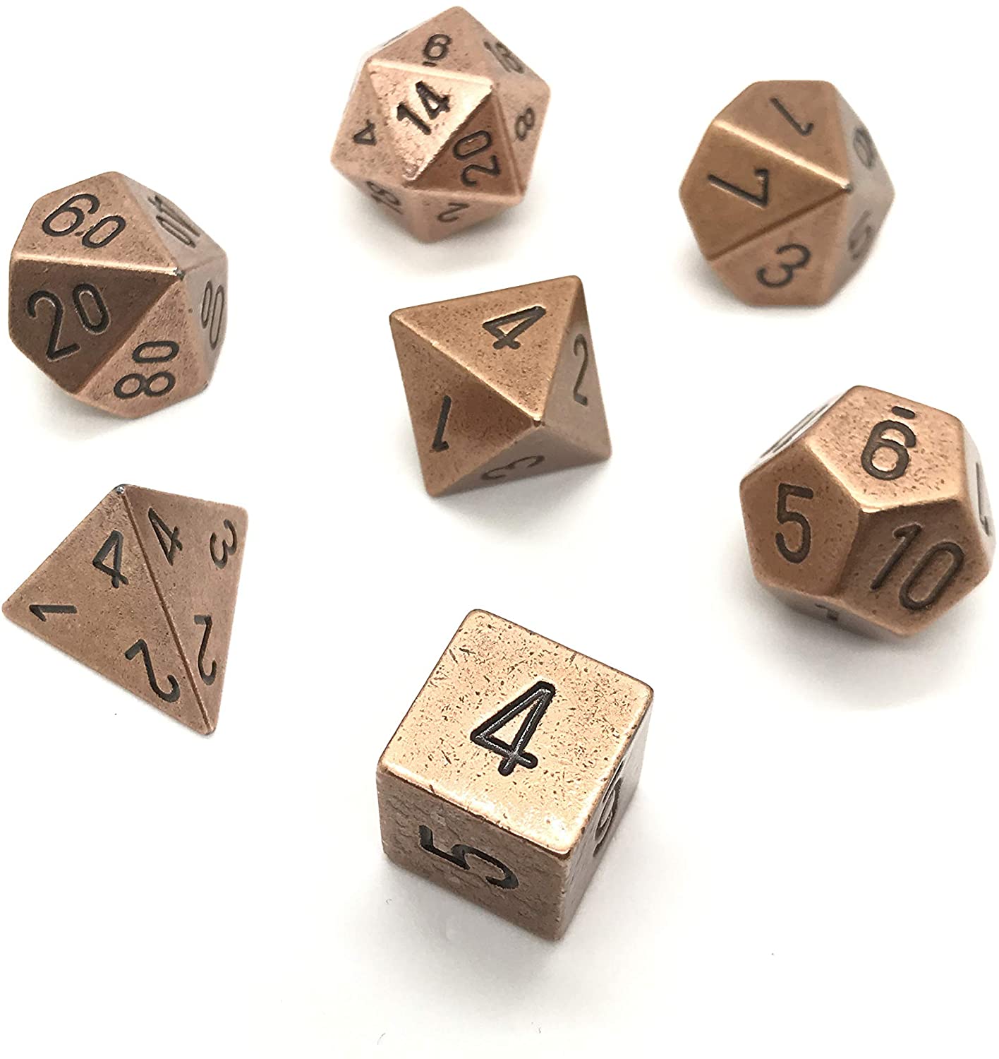 Chessex Metal Polyhedral 7-Die Set