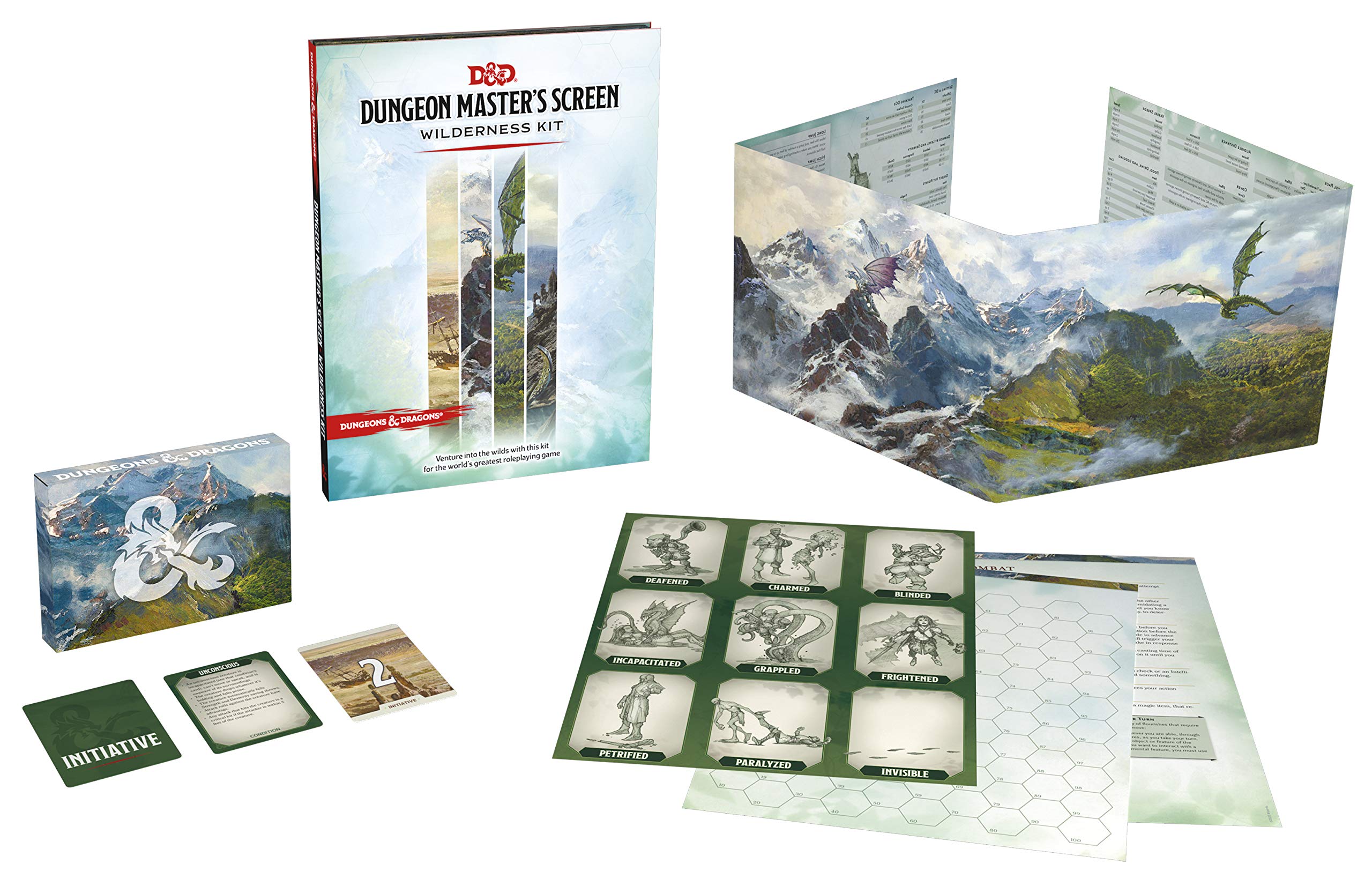 D&D RPG: Dungeon Master's Screen - Wilderness Kit