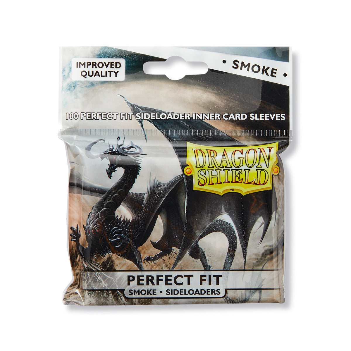 Dragon Shield 100ct Side Load Perfect Fit (Smoke)