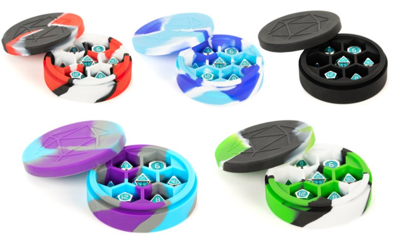 Silicone Round Dice Case