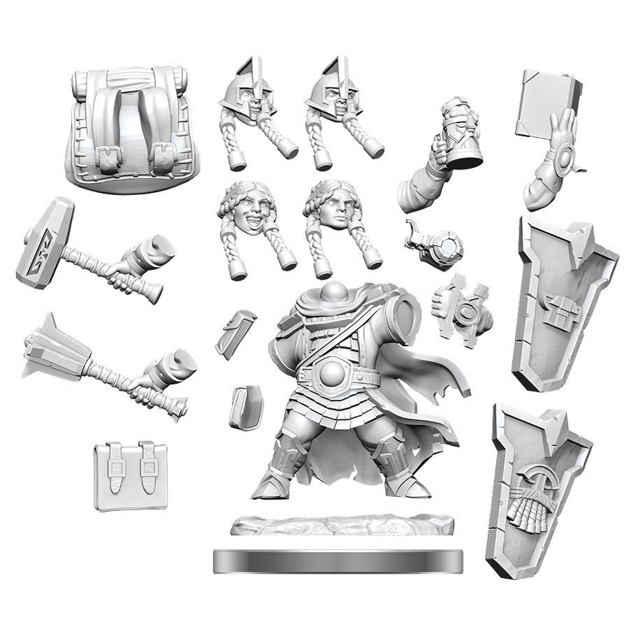 Dungeons & Dragons Frameworks: W1 Dwarf Cleric Female