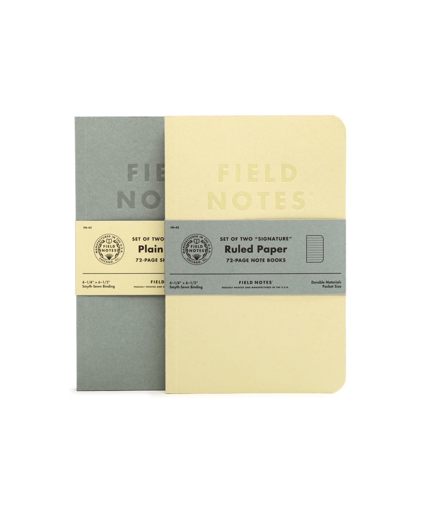 Field Notes: Set of Two Sketchbooks (Blank or Ruled)
