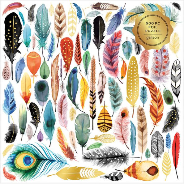 Feathers (500 pc gold foil puzzle)