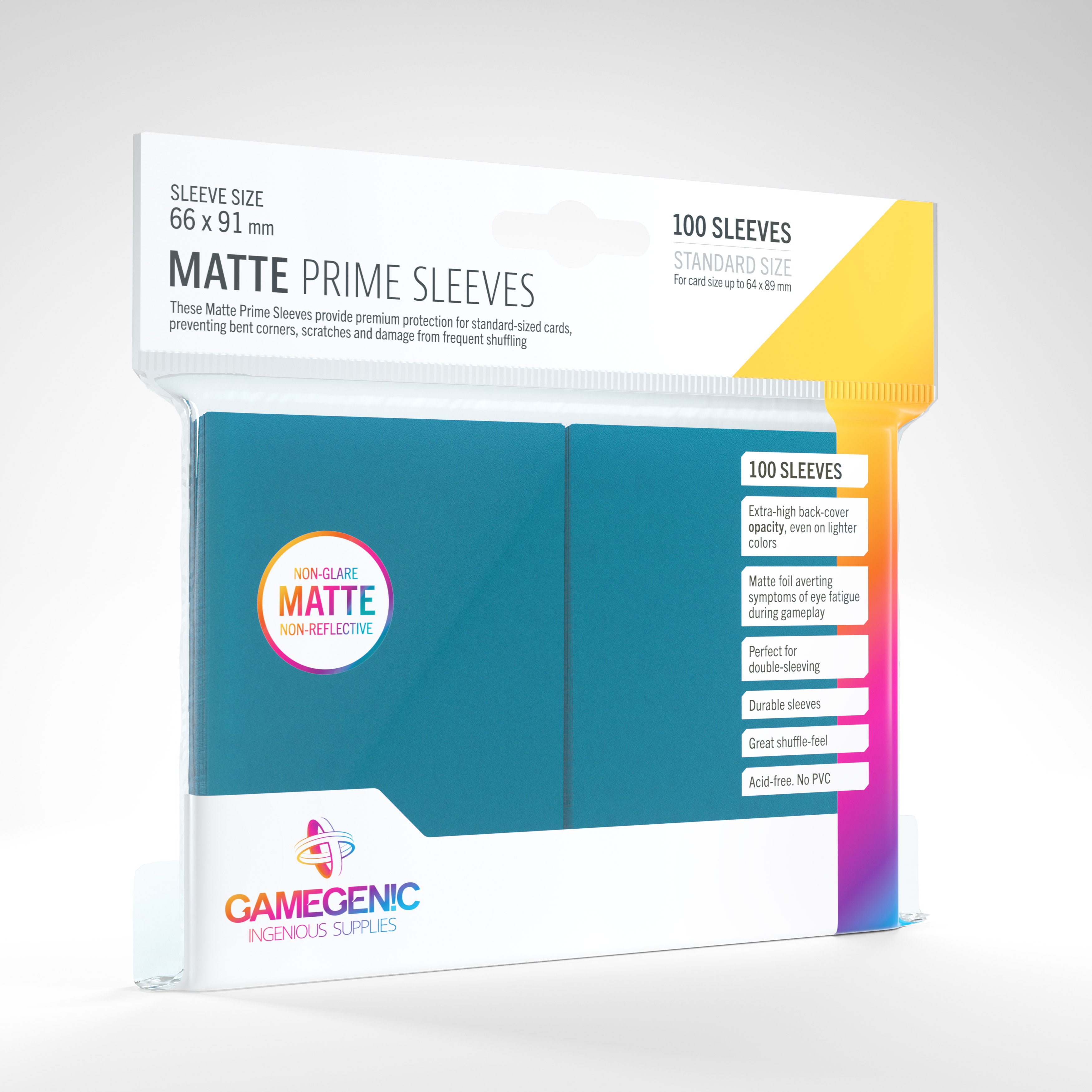 Gamegenic Matte Prime Sleeves (100 pack)