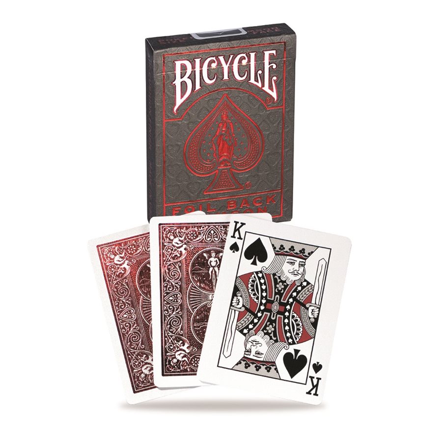 Bicycle Playing Cards: Metalluxe Crimson