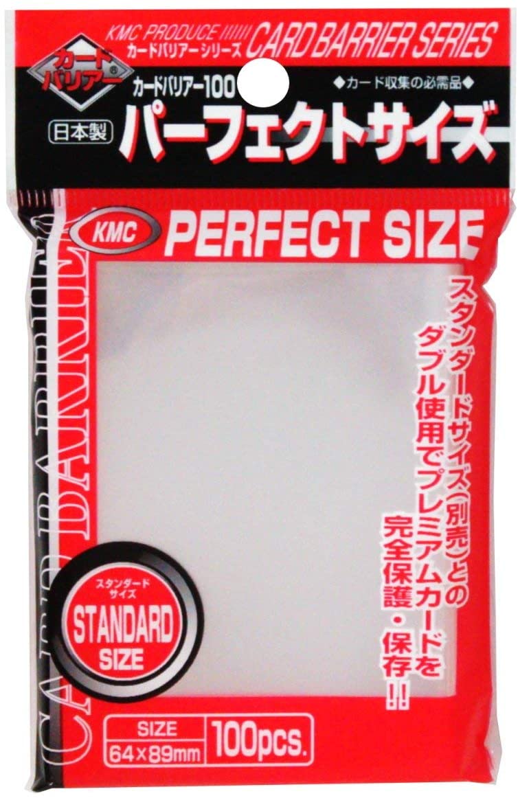 kmc card sleeves (80 Pcs) Premium Sleeves For Trading Cards, Collectibles, And Gaming CCGAccessories. KMC 100 Side-In Perfect Sized