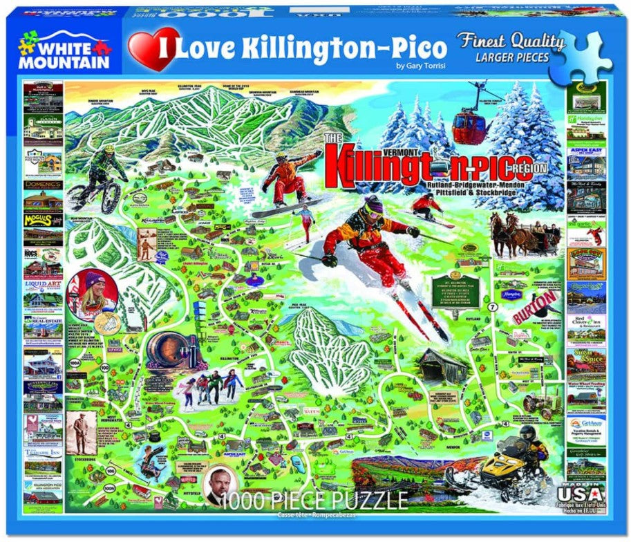 I Love Killington-Pico (1000 pc puzzle)