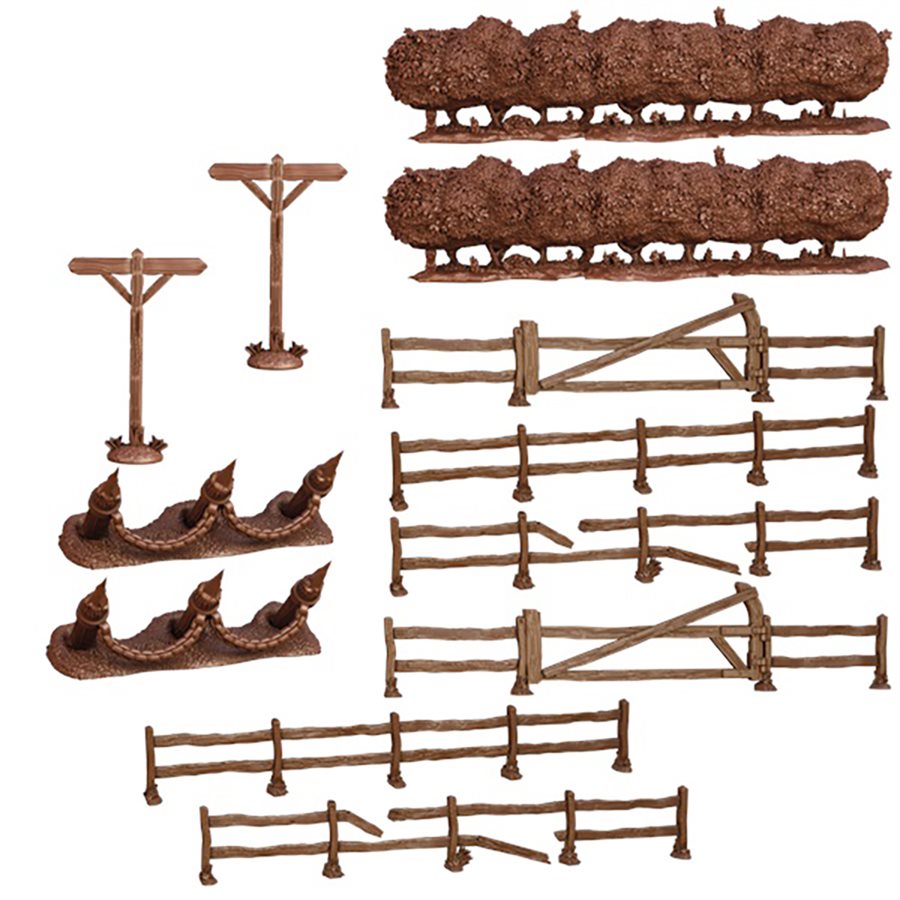 Terrain Crate: Battlefield Fences and Hedges