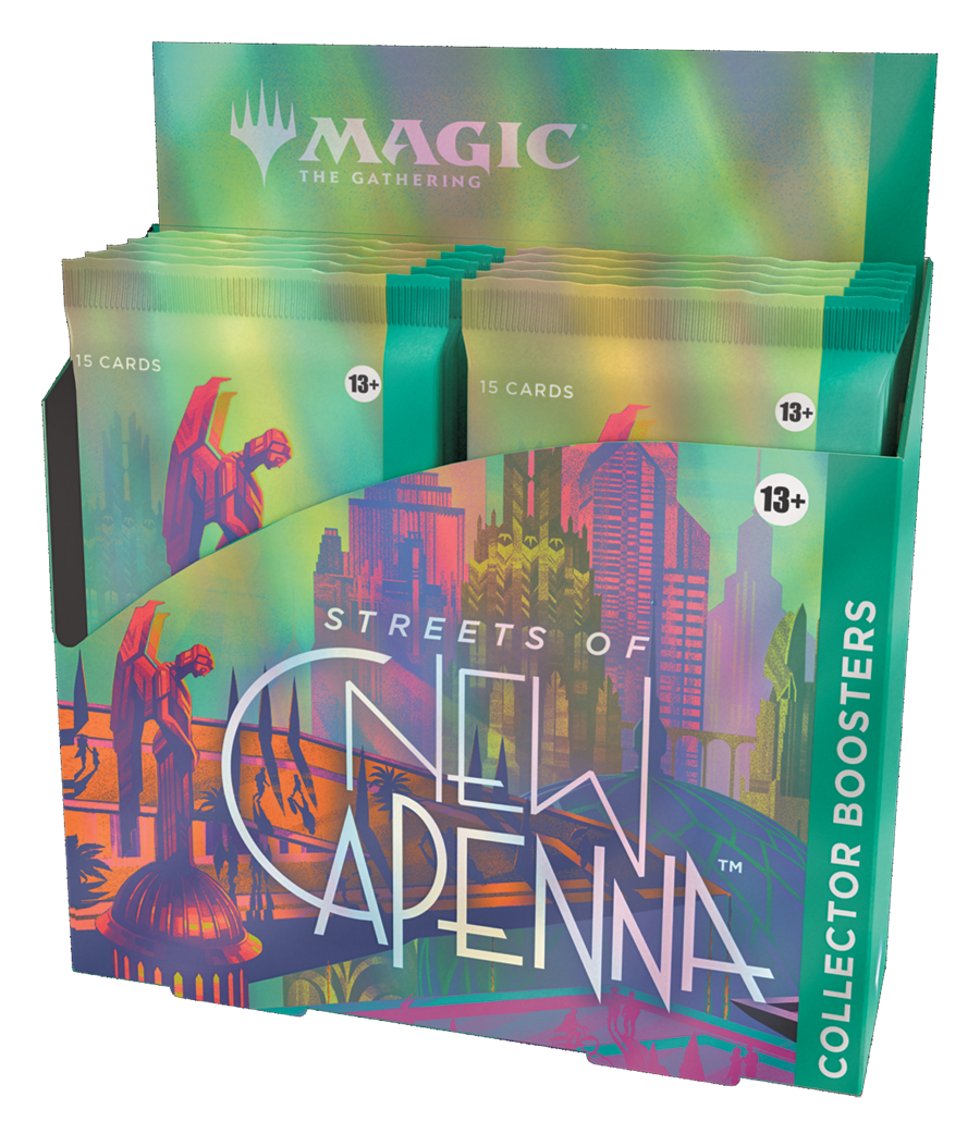 Streets of New Capenna - Collector Booster Box (12 Packs + 1 Box Toppe Streets of New Capenna - Collector Booster Box (12 Packs + 1 Box Toppe