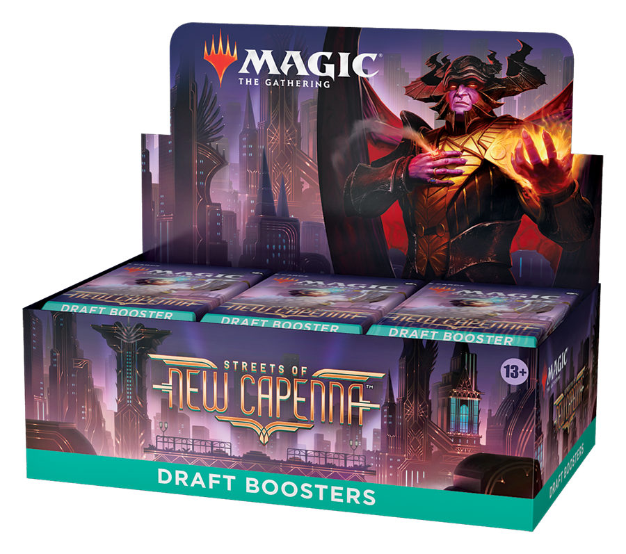 Streets of New Capenna - Draft Booster Box (36 Packs + 1 Box Topper) Streets of New Capenna - Draft Booster Box (36 Packs + 1 Box Topper)