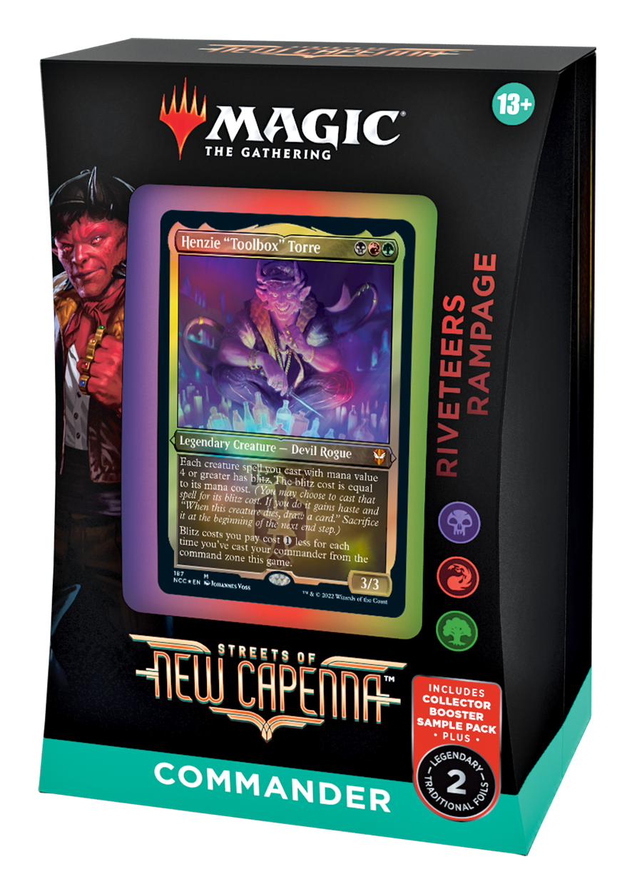 Streets of New Capenna - Commander Deck: Riveteers Rampage + Collector Booster Sample Pack