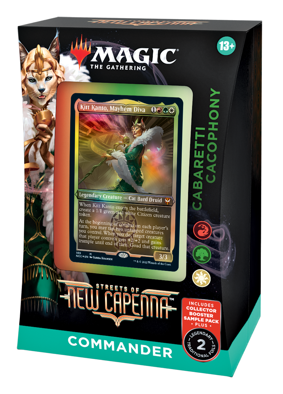 Streets of New Capenna - Commander Deck: Cabaretti Cacophony + Collect Streets of New Capenna - Commander Deck: Cabaretti Cacophony + Collect