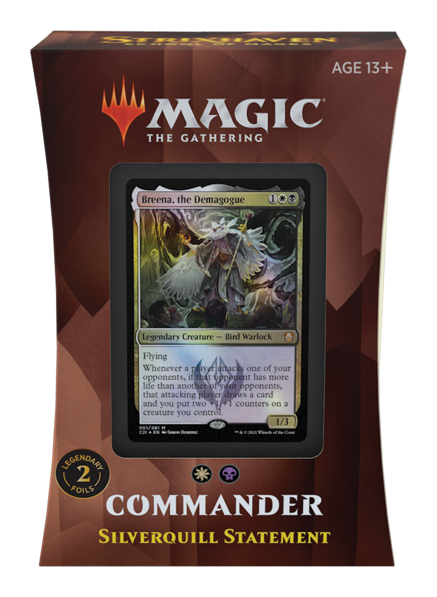 Commander 2021 Deck -  Silverquill Statement