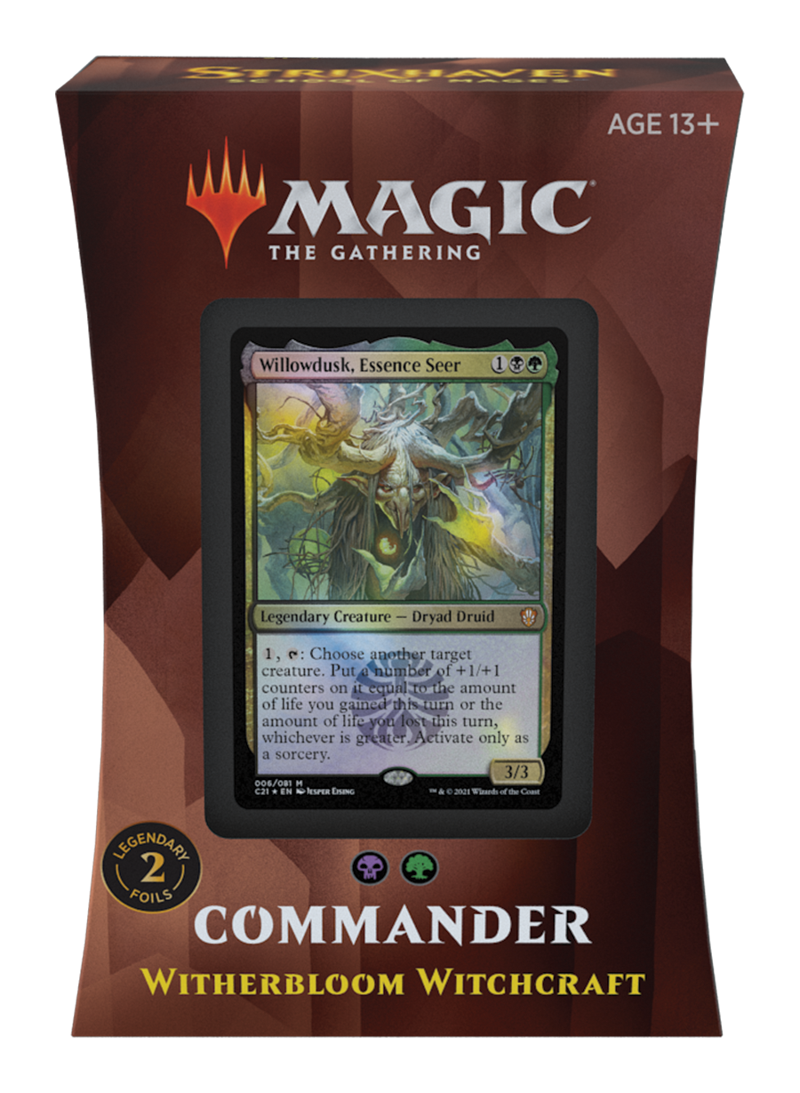 Commander 2021 Deck -  Witherbloom Witchcraft