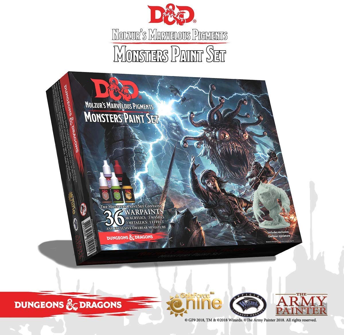 D&D Nolzur's Marvelous Pigments: Monsters Paint Set
