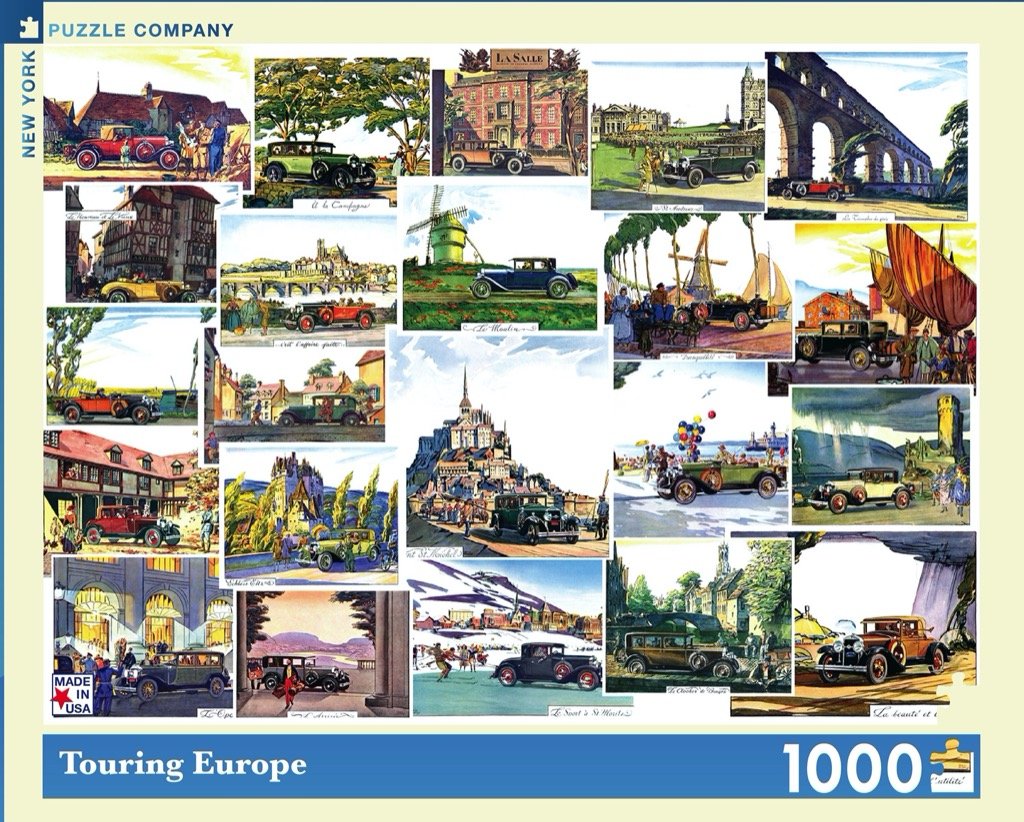Touring Europe (1000 pc puzzle)