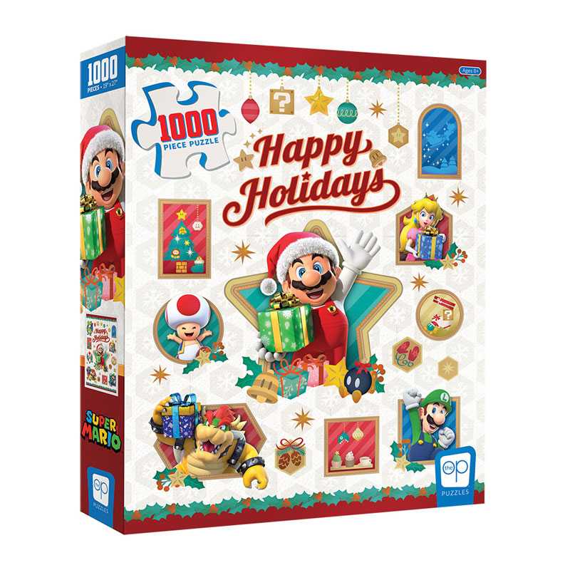 Super Mario: Happy Holidays (1000pc Puzzle)