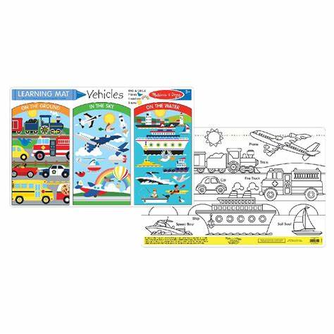 Vehicles Learning Mat