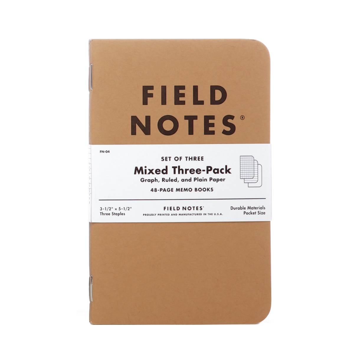 Field Notes: Original Kraft - Mixed (3 Pack)