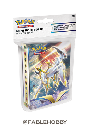 pokémon trading card game mini portfolio with booster Brilliant Stars: Mini Portfolio